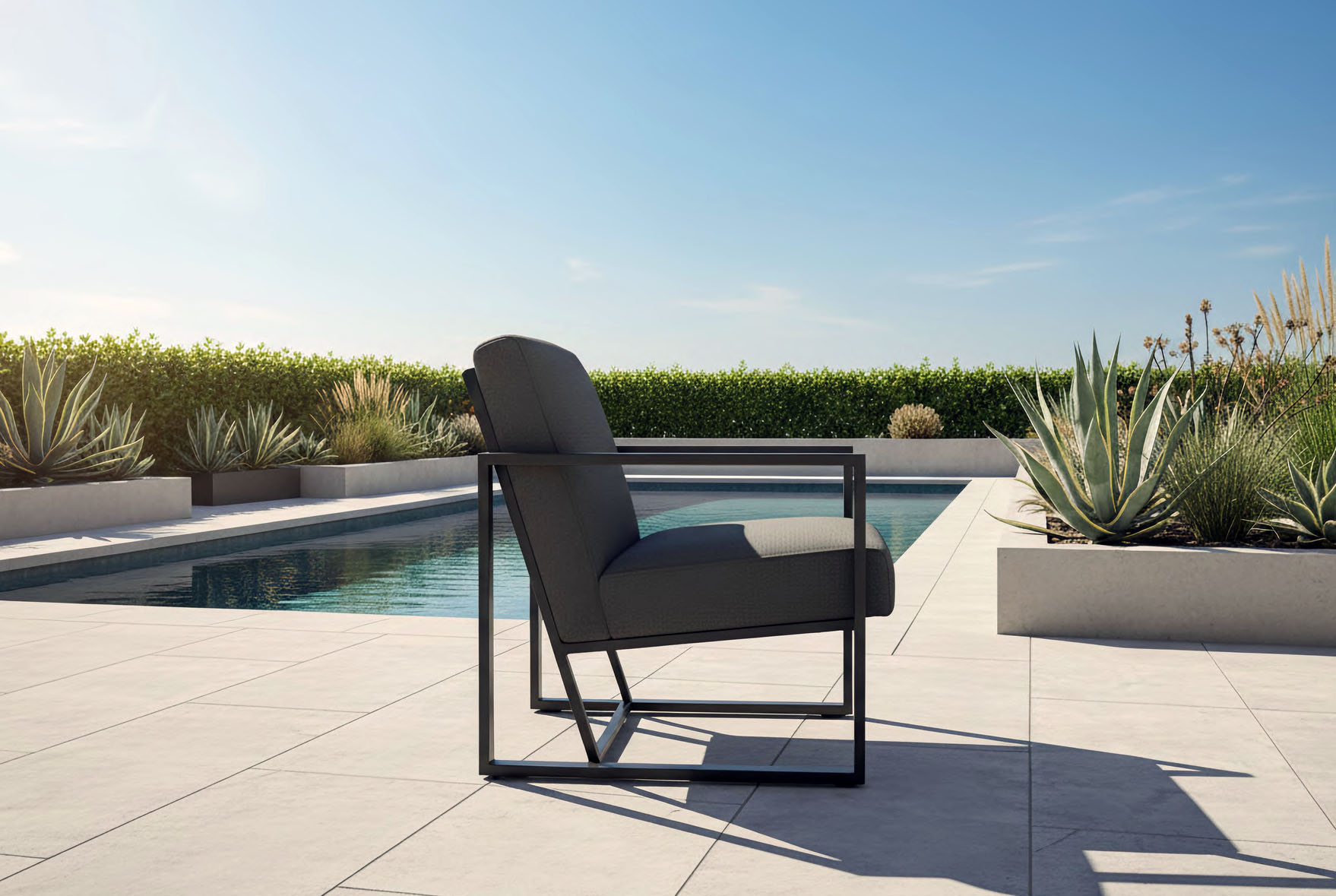 Flow Lush sofaset in Sunbrella-textiel